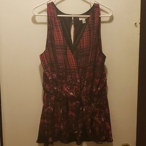 Bisou Bisou Ruffle V-Neck Top